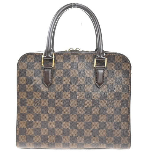 Louis Vuitton Triana Bag Damier, Brown, Canvas, Handbag