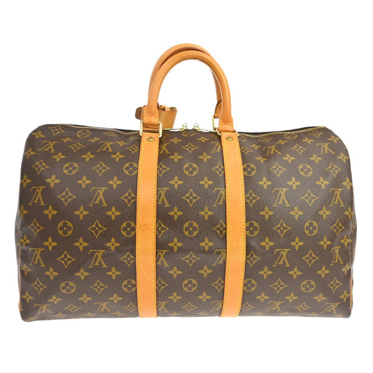 Louis Vuitton Keepall Bag Monogram Canvas, Brown, Canvas, Travel Bag
