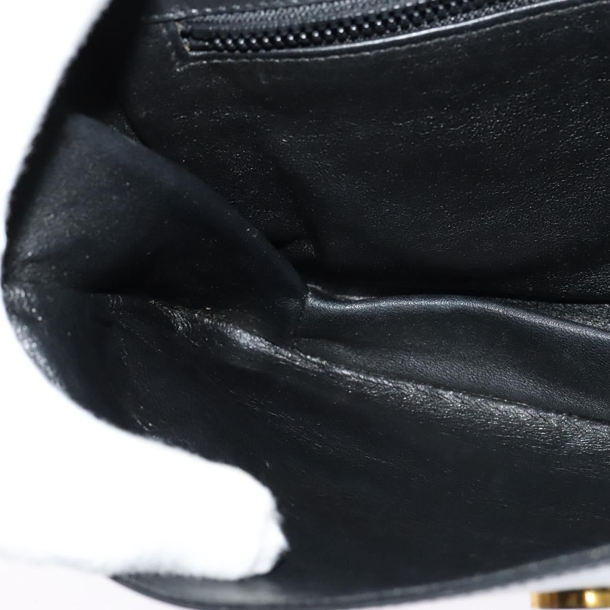 Bally Vintage Shoulder Bag Leather, Black, Leather, Shoulder Bag