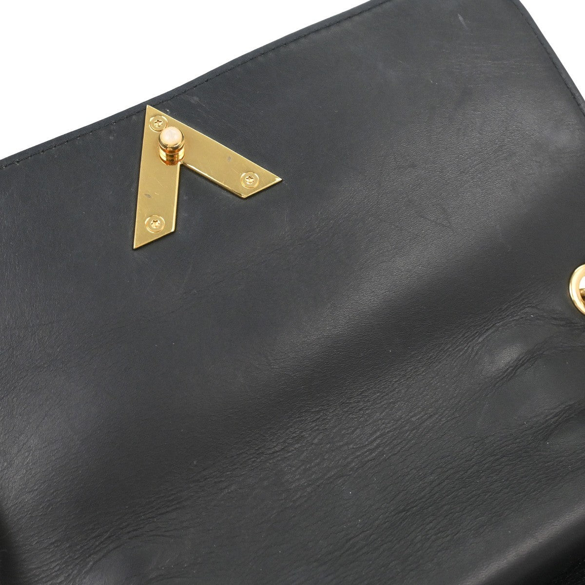 Louis Vuitton Very Chain Bag Monogram Leather, BLACK, LEATHER, Clutche & pouche