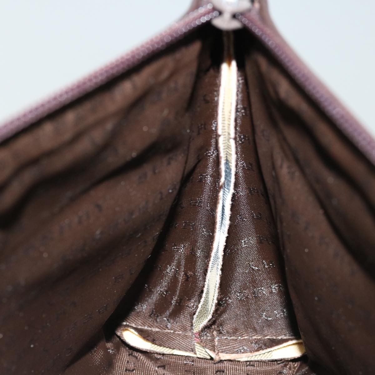 Burberry Nova check Pochette Canvas, BEIGE, CANVAS, Clutche & pouche