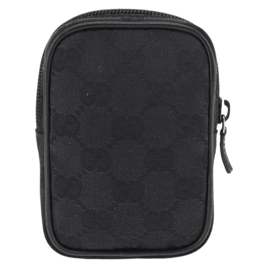 Gucci GG canvas pouch Canvas, BLACK, CANVAS, Clutche & pouche