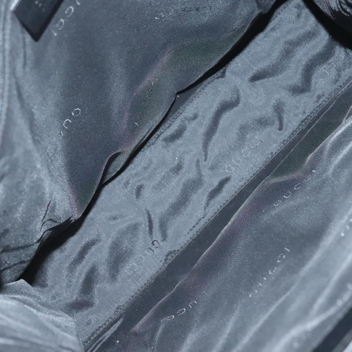 "Gucci Vintage Jackie Tote Canvas, Leather", BLACK, CANVAS, Tote bag