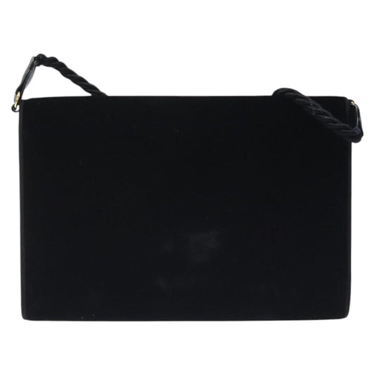 Gucci Vintage Shoulder Bag Velvet, BLACK, VELVET, Shoulder bag