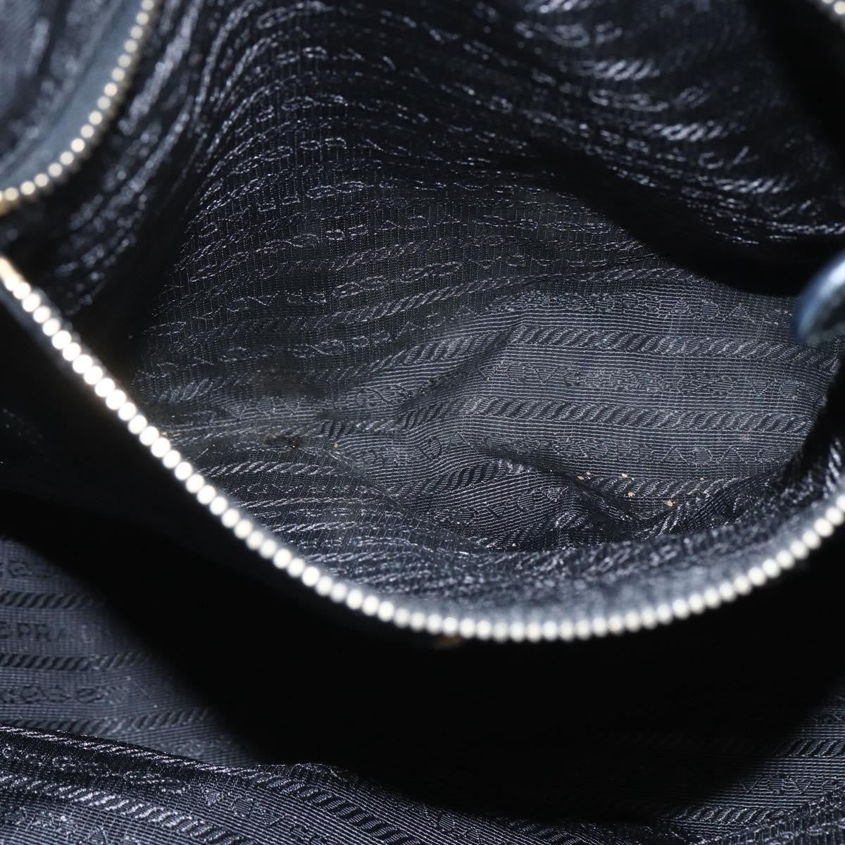 Prada Belted Tote Tessuto, BLACK, NYLON, Tote bag