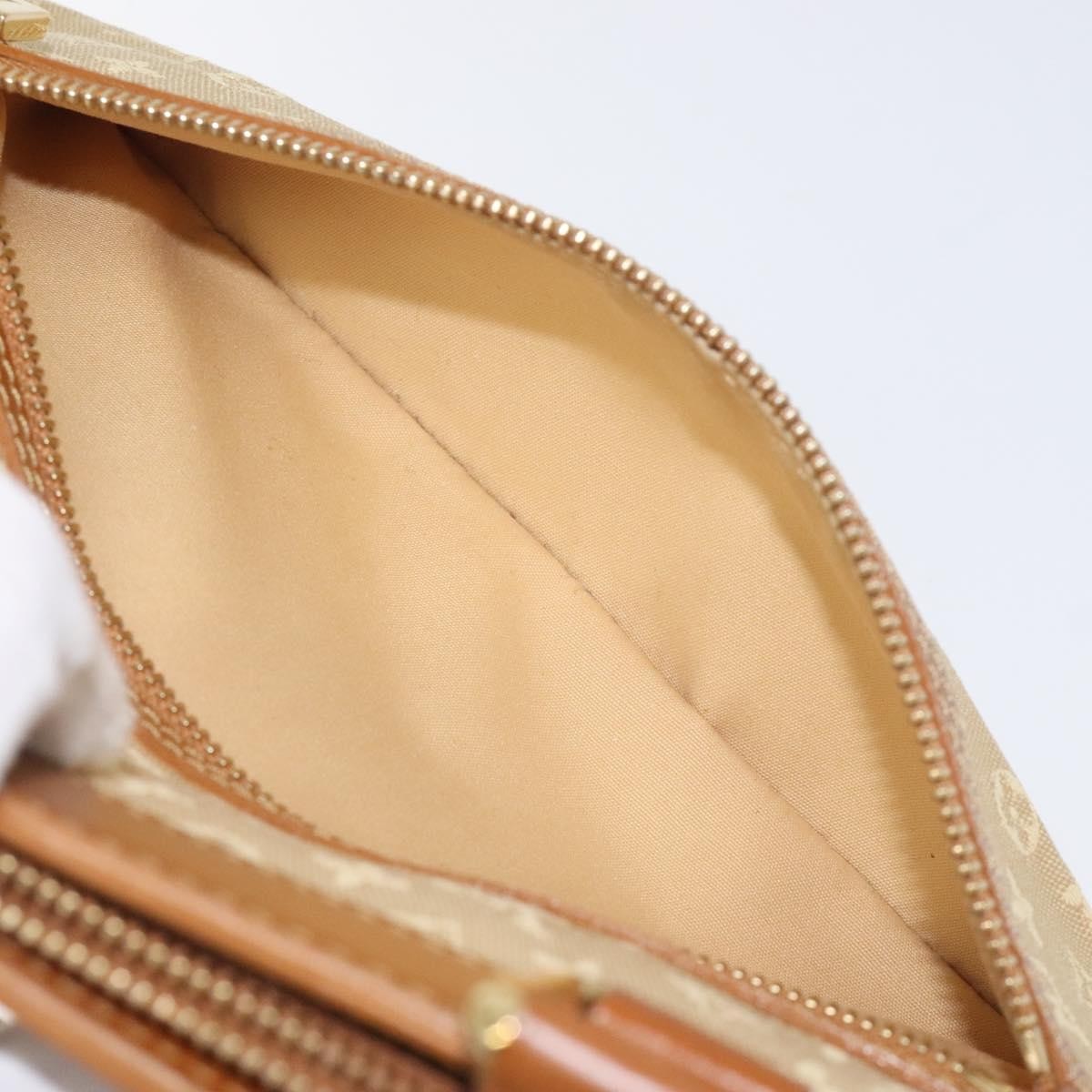 Louis Vuitton Lucille Handbag Mini Lin, BEIGE, CANVAS, Handbag