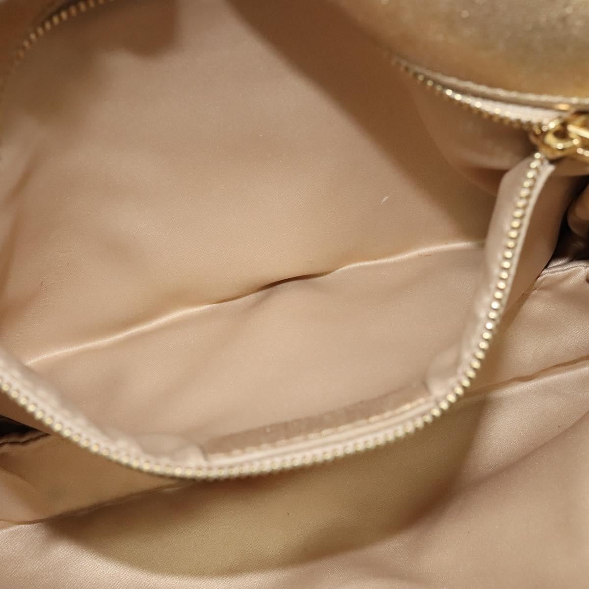 Salvatore Ferragamo Vala Shoulder Bag Leather, GOLD, LEATHER, Shoulder bag