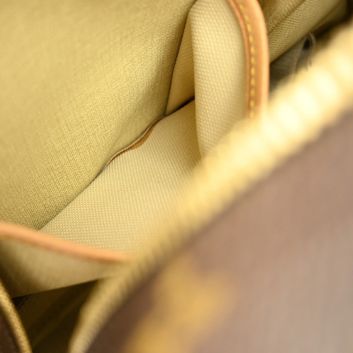 Louis Vuitton Deauville Handbag Monogram Canvas, BROWN, CANVAS, Handbag
