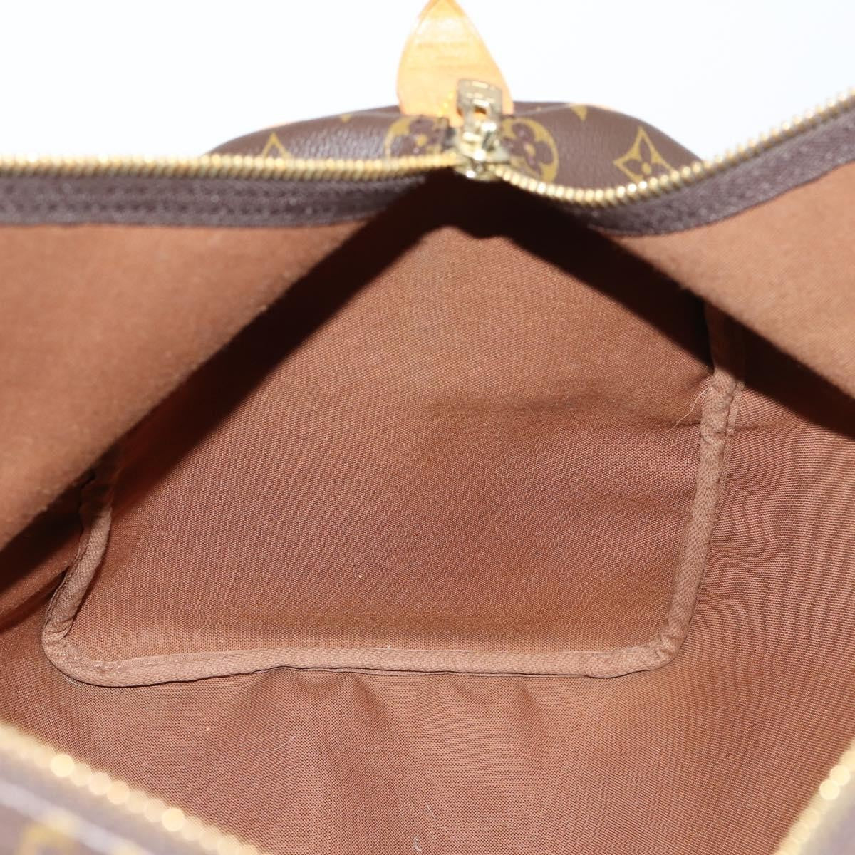 Louis Vuitton Keepall Bag Monogram Canvas, BROWN, CANVAS, Travel bag