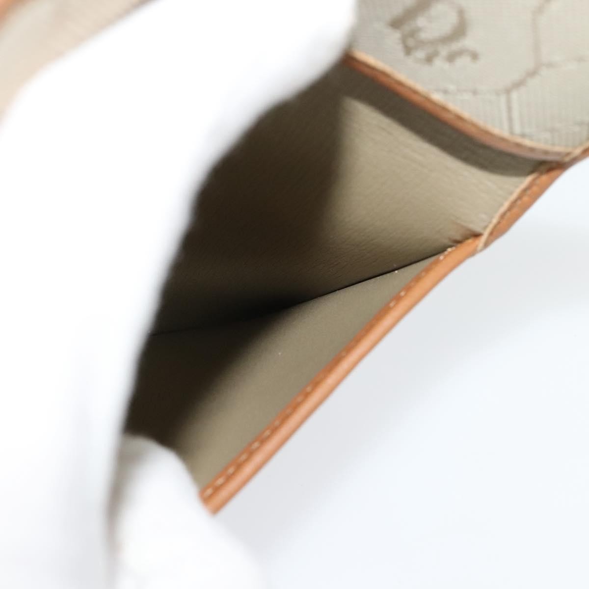 Christian Dior Vintage Honeycomb Shoulder Bag Canvas, BEIGE, CANVAS, Shoulder bag