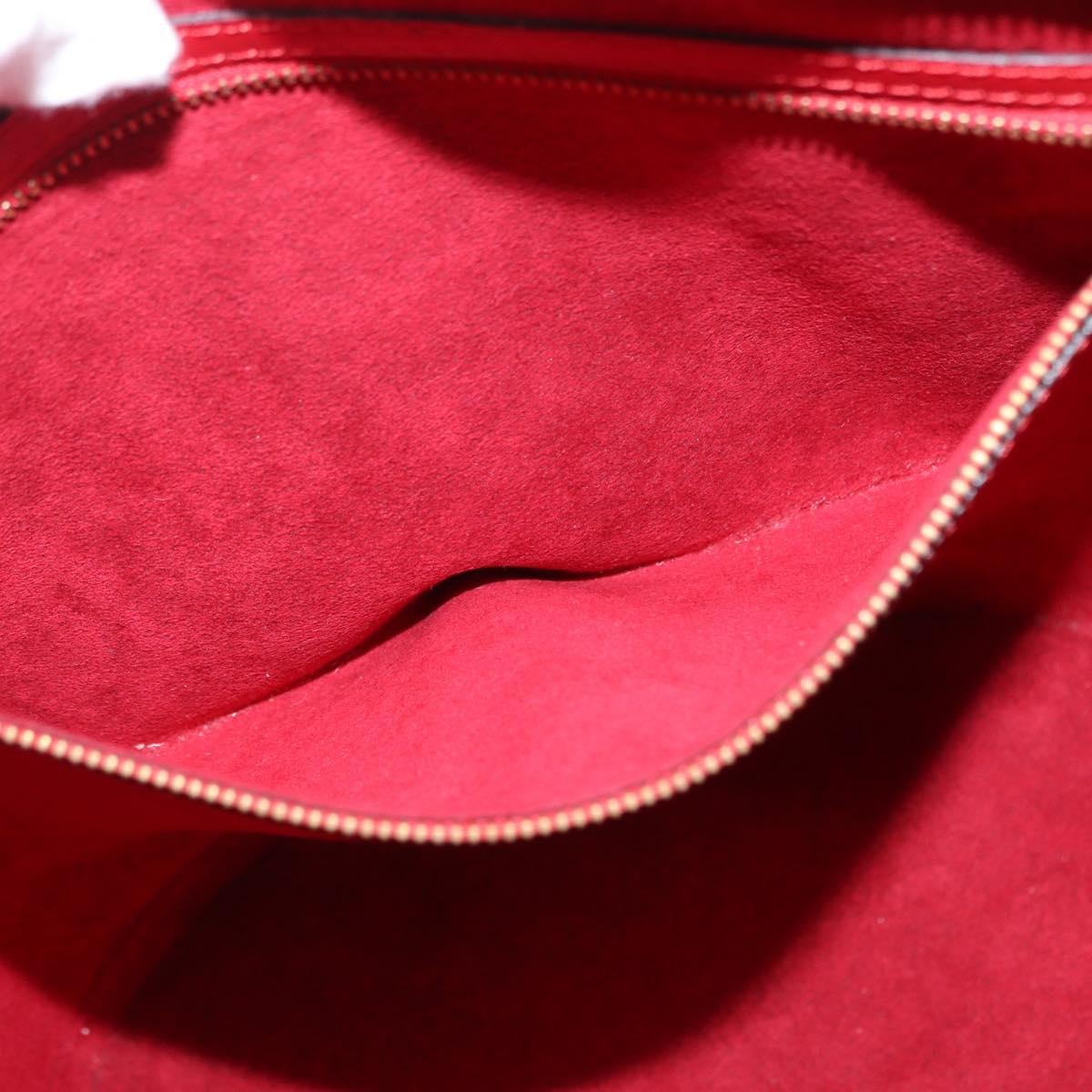 Louis Vuitton Saint Jacques Handbag Epi Leather, RED, LEATHER, Shoulder bag