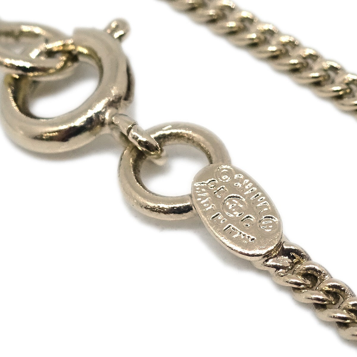Chanel Vintage Rue Cambon Chain Charm Bracelet Metal, Gold, Gold Plated, Bracelet