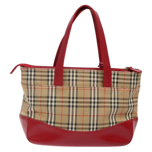 Burberry Nova Check Handbag Nova Check Canvas, BEIGE, CANVAS, Handbag