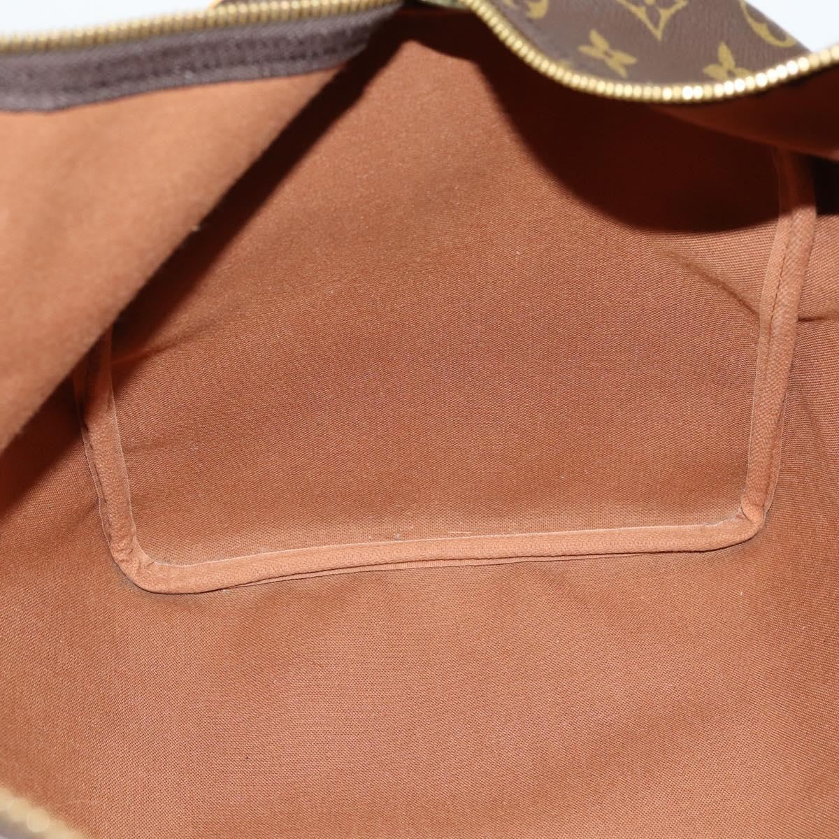 Louis Vuitton Keepall Bag Monogram Canvas, BROWN, CANVAS, Travel bag