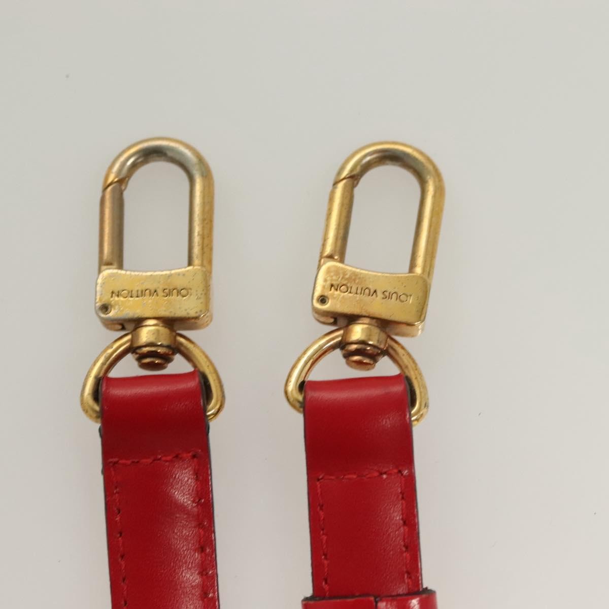 Louis Vuitton Adjustable Shoulder Strap Epi Leather, RED, LEATHER, Straps