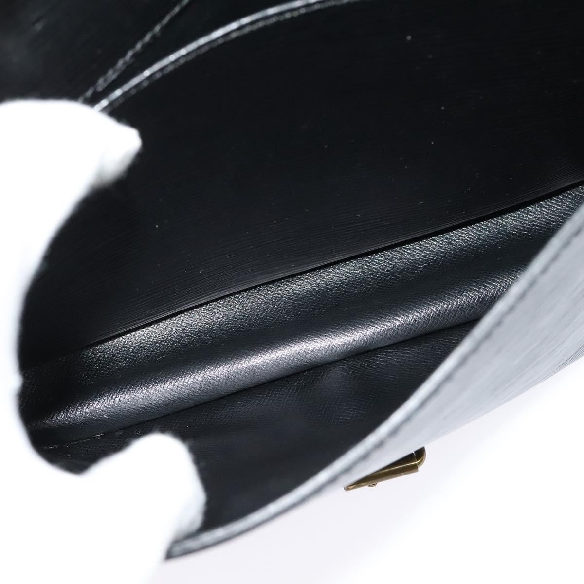 Louis Vuitton Cartouchiere Handbag Epi Leather, BLACK, LEATHER, Handbag
