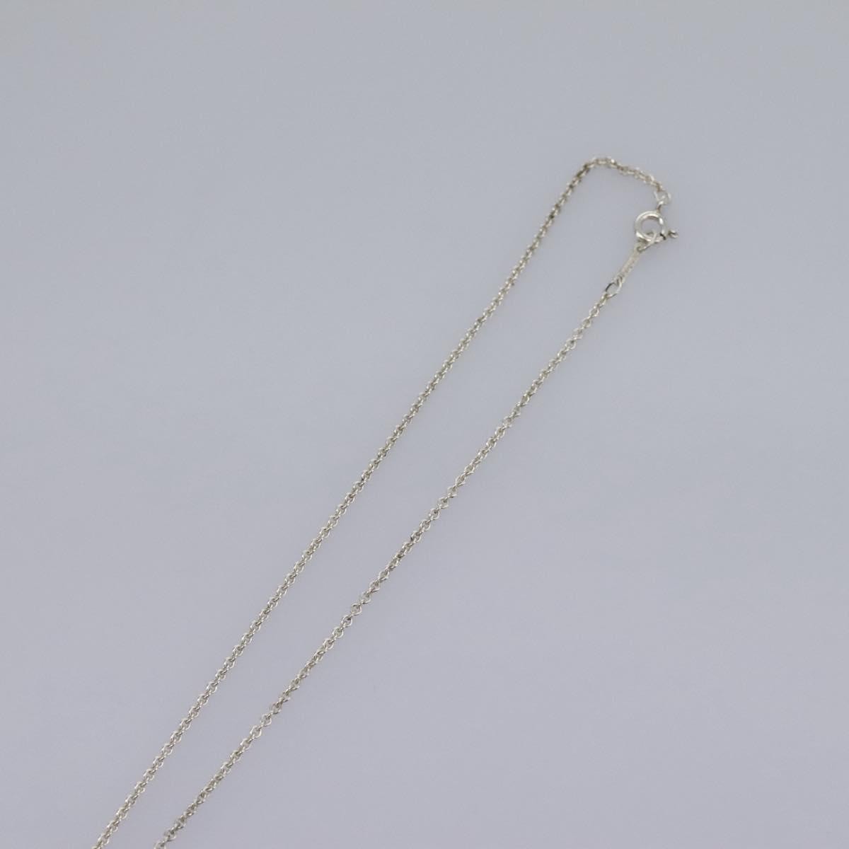 Tiffany & Co. Elsa Peretti Open Heart Pendant Necklace Sterling Silver, SILVER, SILVER, Necklace