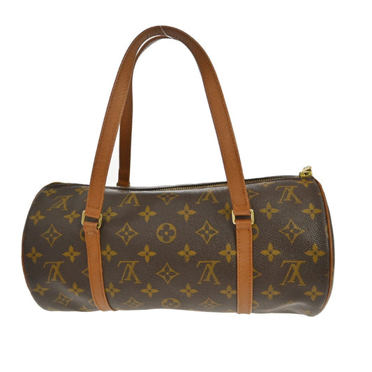 Louis Vuitton Papillon Handbag Monogram Canvas, Brown, Canvas, Handbag