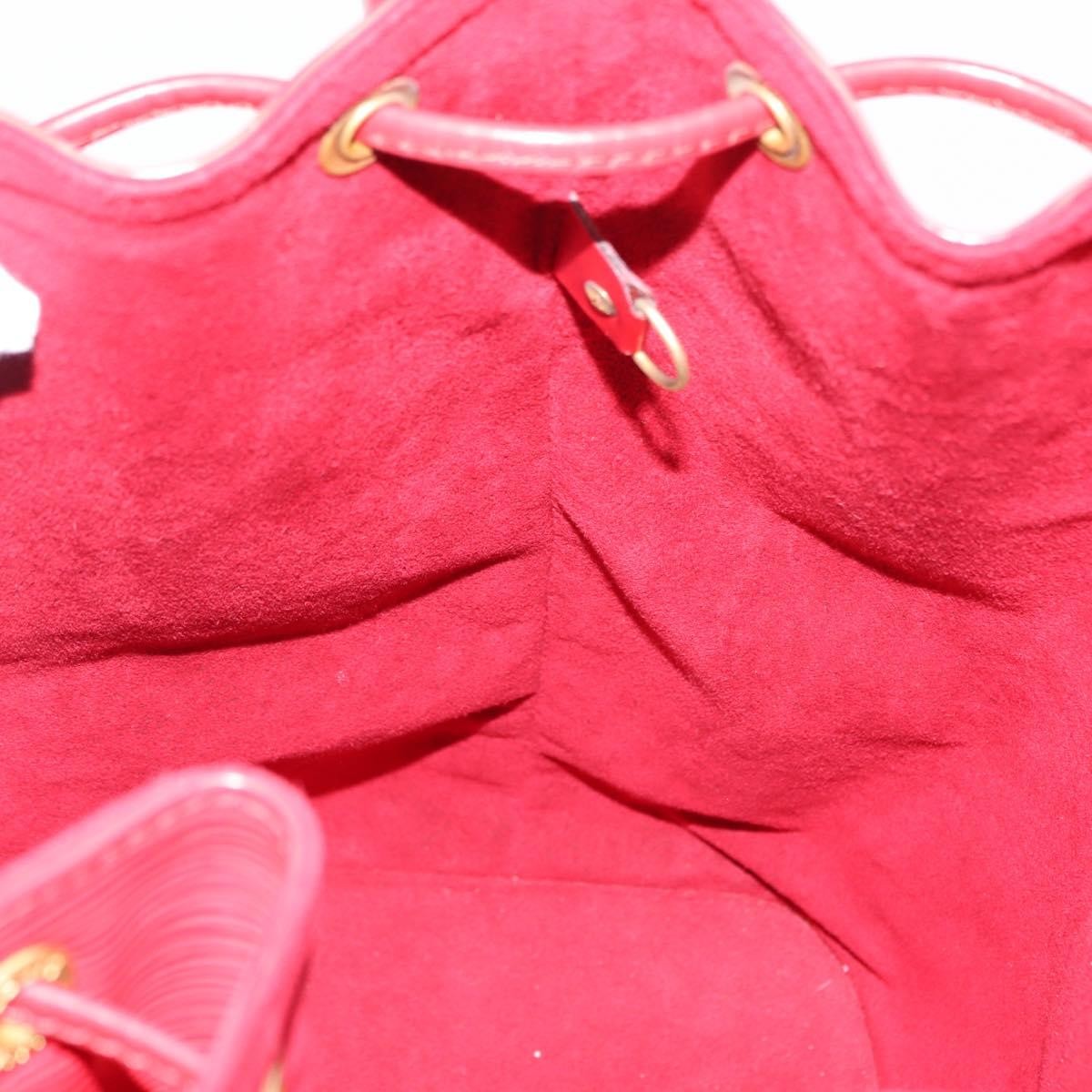 Louis Vuitton Noe Handbag Epi leather, RED, LEATHER, Shoulder bag