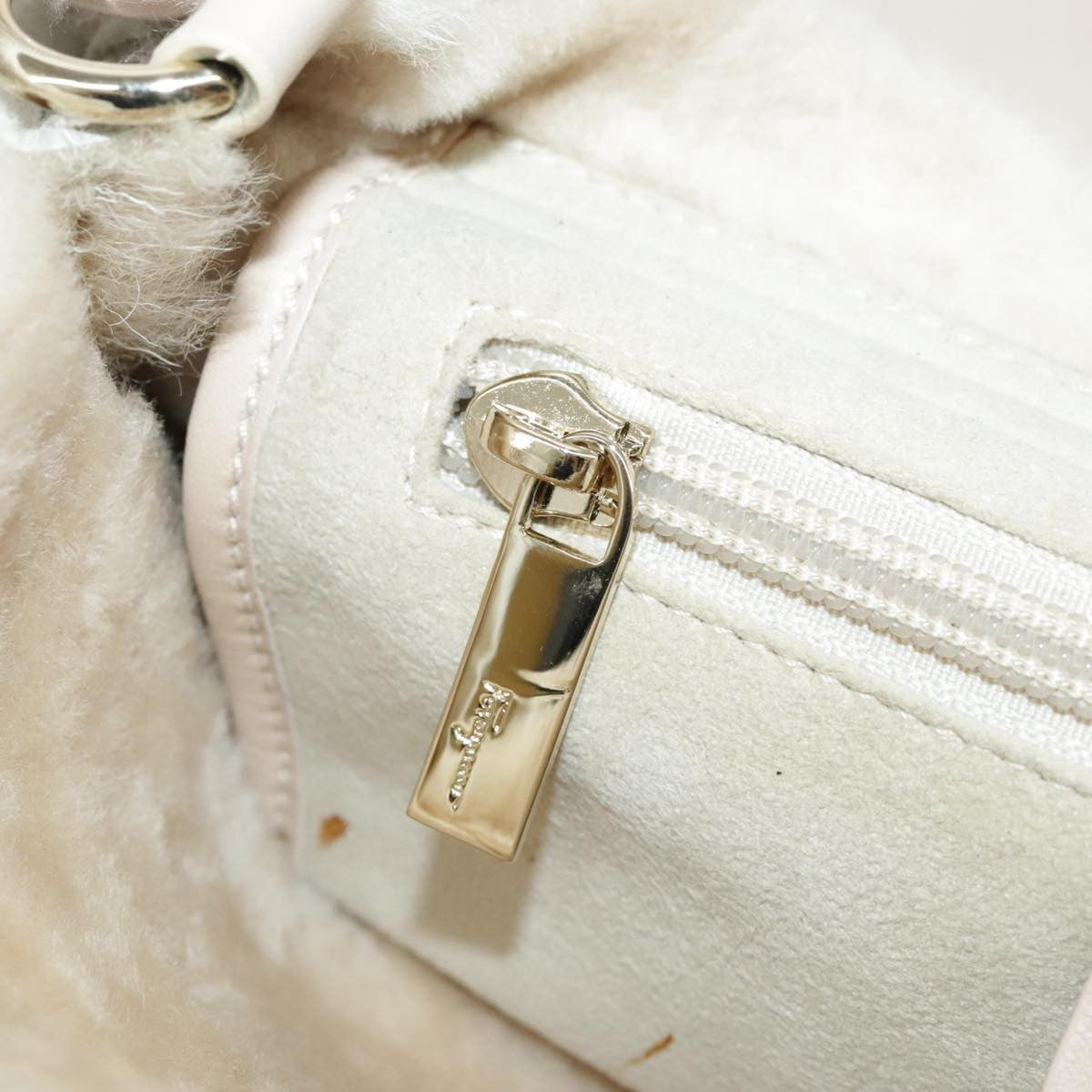 Salvatore Ferragamo Gancini Shoulder Bag Leather, PINK, LEATHER, Shoulder bag