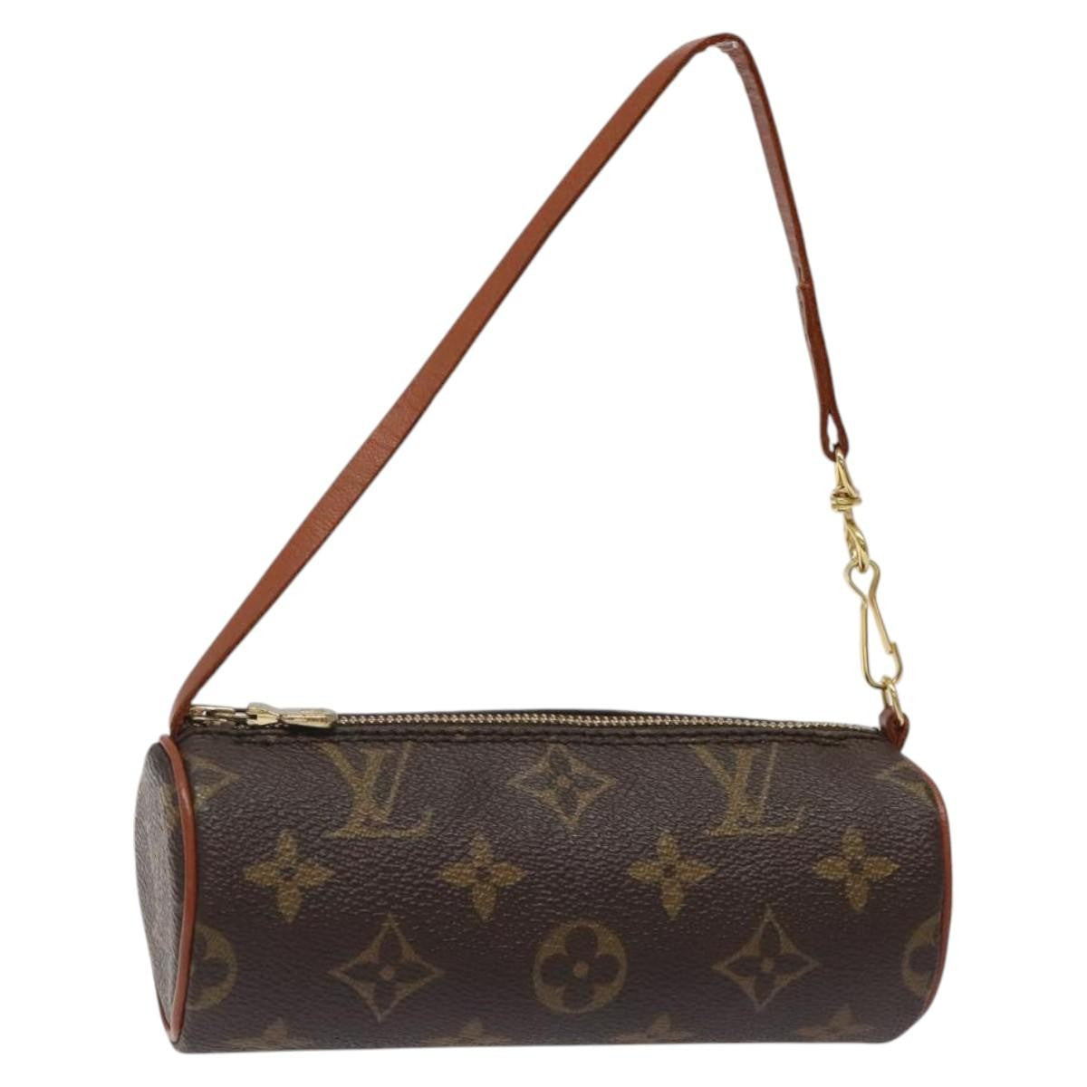 Louis Vuitton Papillon Pochette Monogram Canvas, BROWN, CANVAS, Handbag