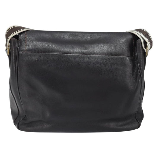 Salvatore Ferragamo Vintage Shoulder Bag Leather, BROWN, LEATHER, Shoulder bag