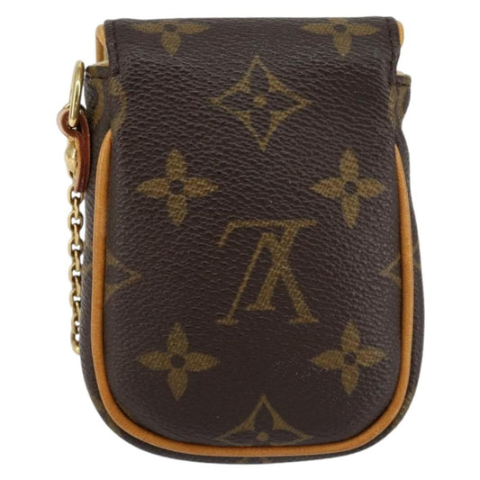 Louis Vuitton Cancun Pochette Monogram Canvas, BROWN, CANVAS, Clutche & pouche