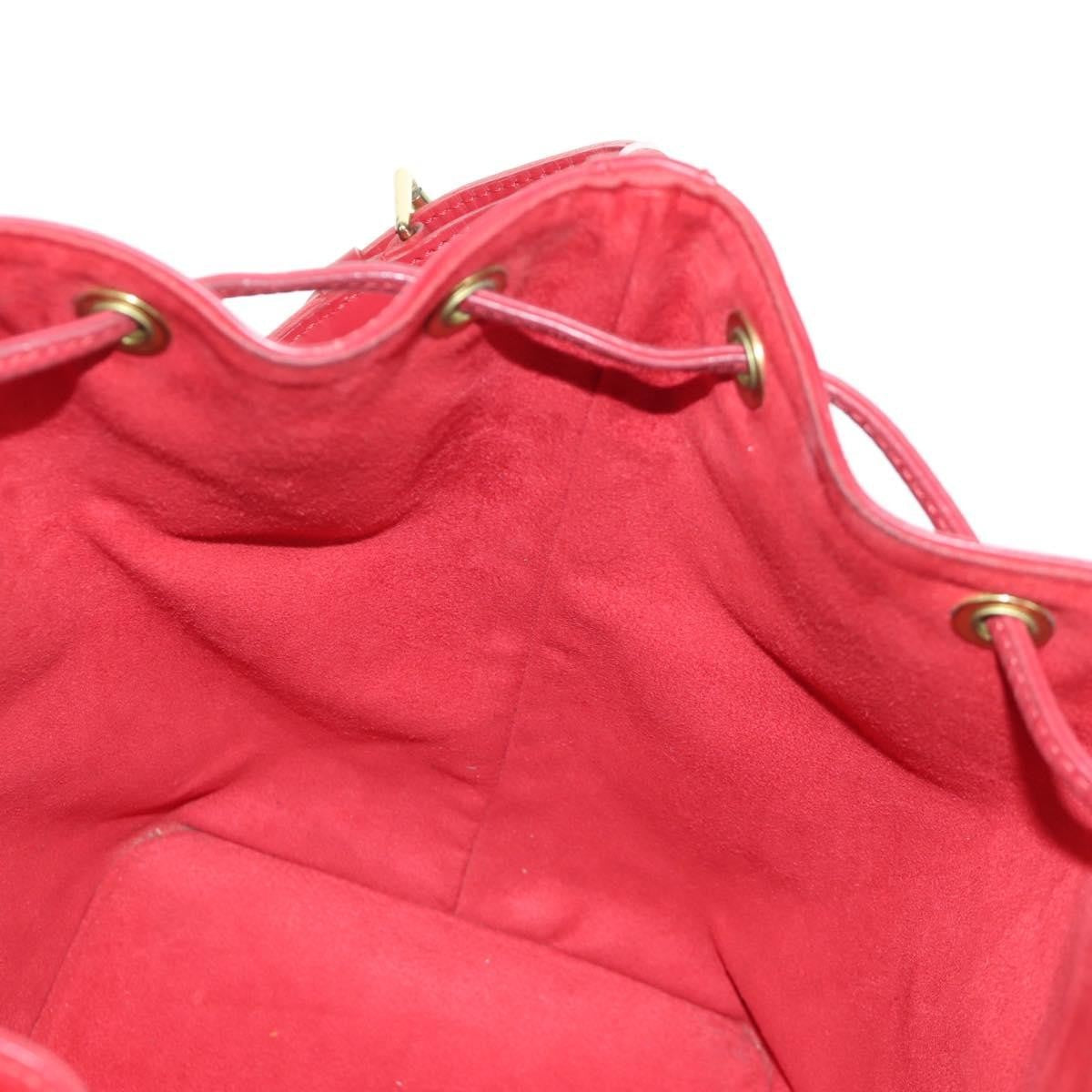 Louis Vuitton Petit Noe Handbag Epi Leather, Red, Leather, Shoulder Bag