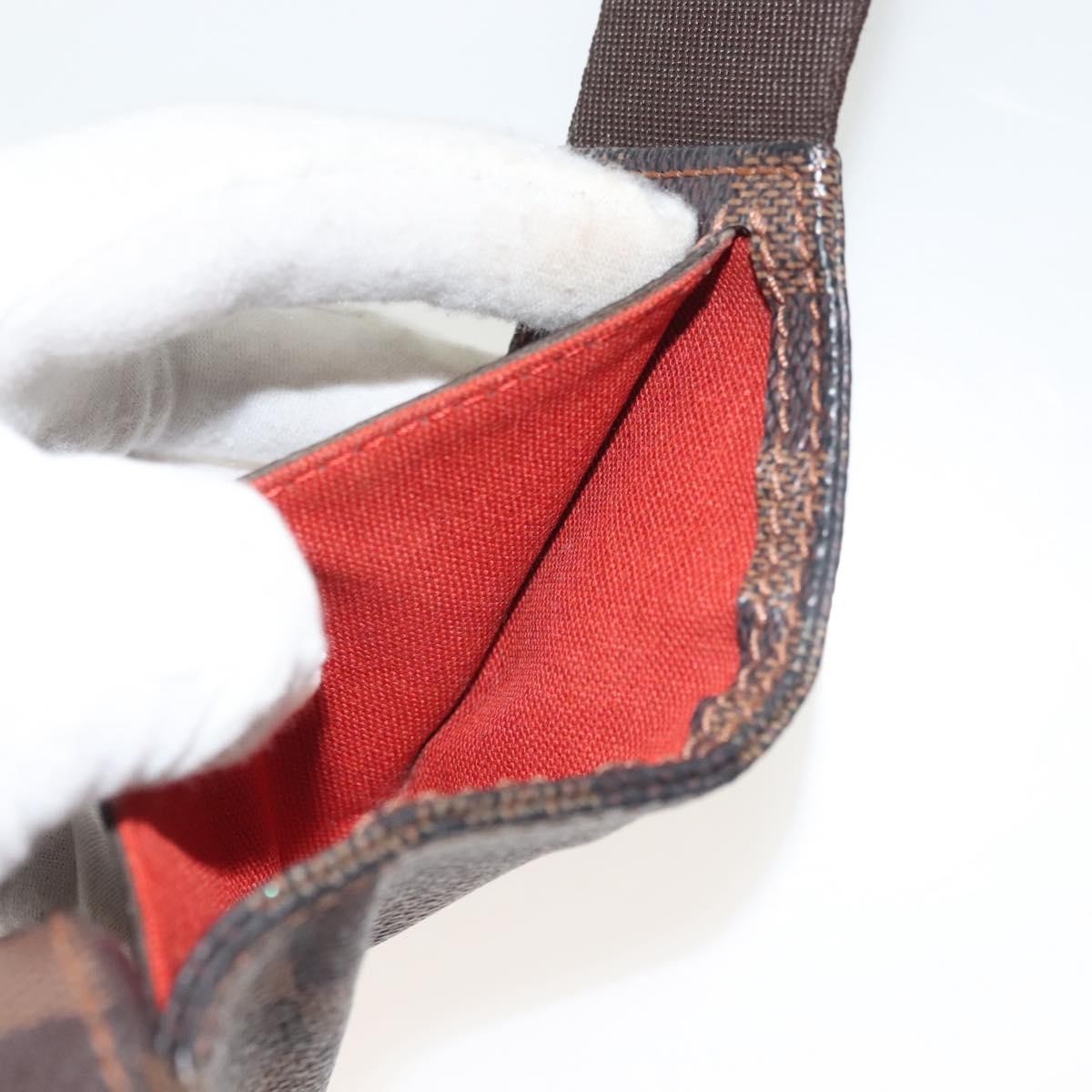 Louis Vuitton Geronimos Waist Bag Damier, BROWN, CANVAS, Shoulder bag