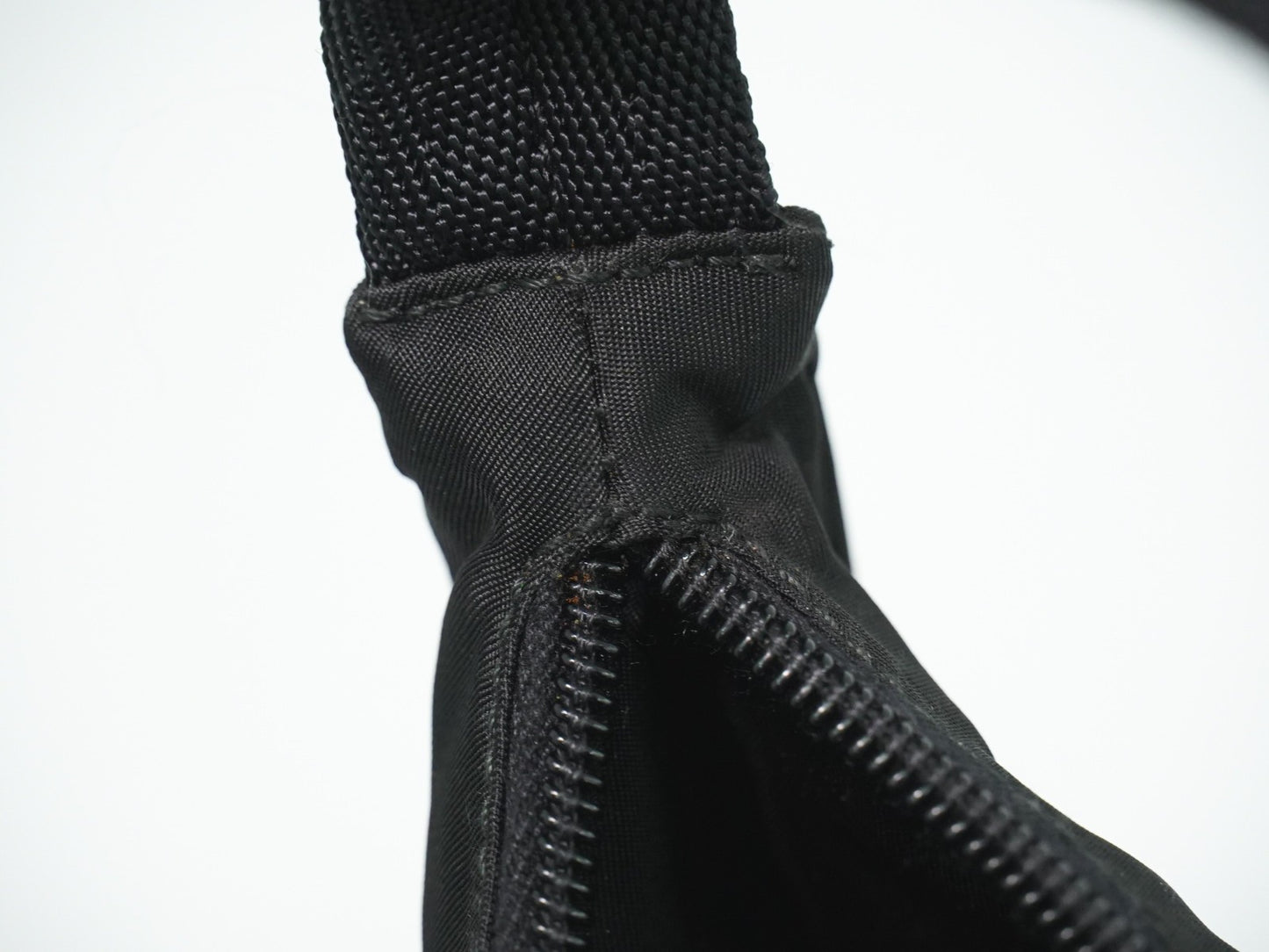 Prada Hobo Tessuto, BLACK, NYLON, Handbag