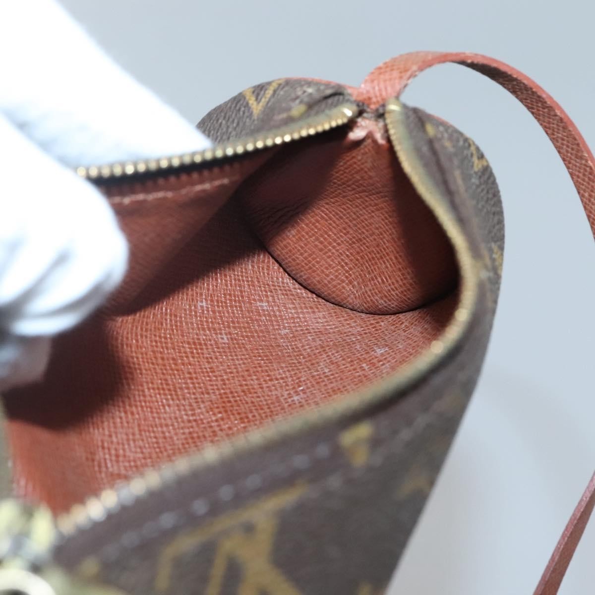 Louis Vuitton Papillon Pochette Monogram Canvas, BROWN, CANVAS, Clutche & pouche