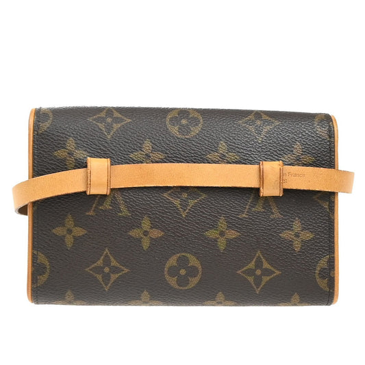 Louis Vuitton Florentine Pochette Monogram Canvas, Brown, Leather, Clutch