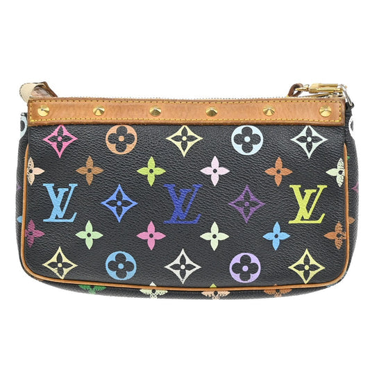 Louis Vuitton Pochette Accessoires Monogram Multicolor, Multicolour, Leather, Clutch