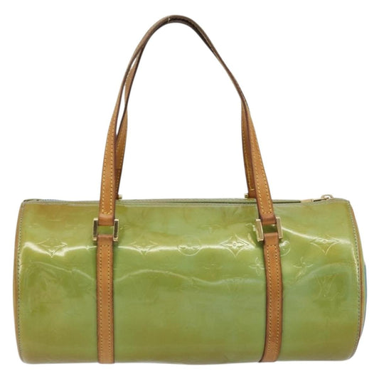 Louis Vuitton Bedford Handbag Monogram Vernis, Green, Patent Leather, Handbag