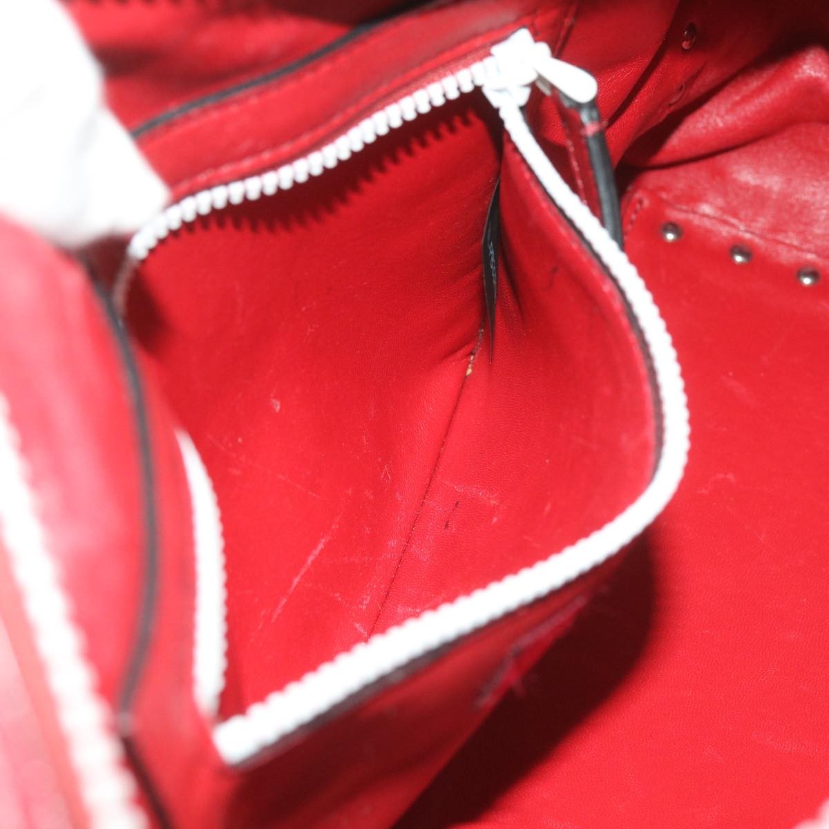 Valentino Garavani Free Rockstud Spike Duffle Bag Quilted Leather, RED, LEATHER, Shoulder bag