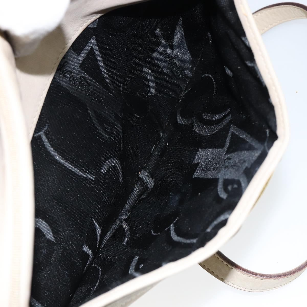 Salvatore Ferragamo Vala Shoulder Bag Suede, BEIGE, SUEDE, Shoulder bag