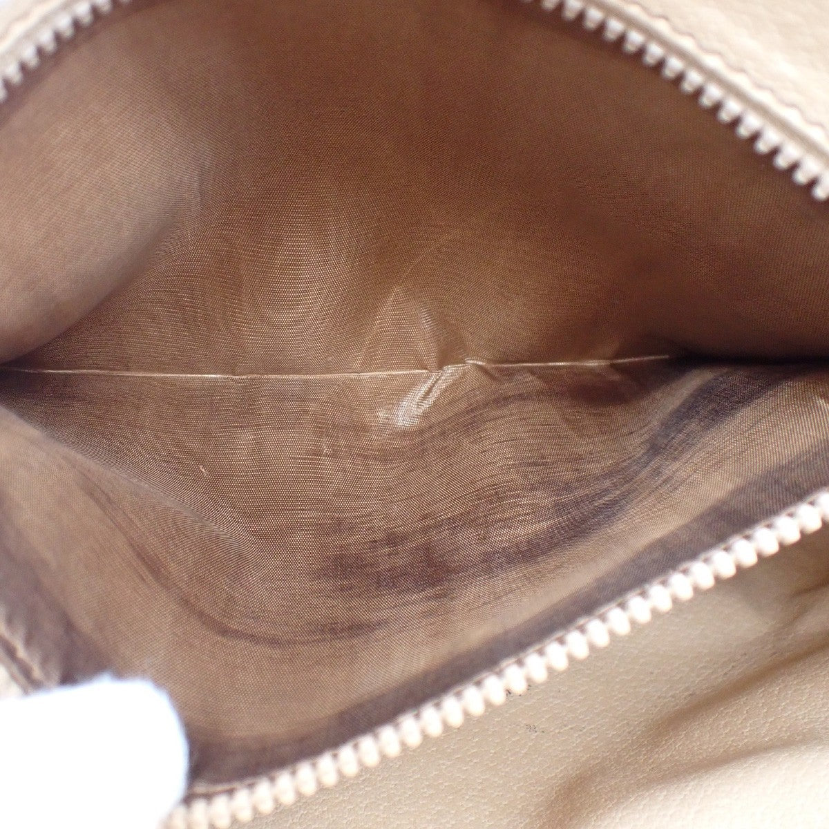 Celine Macadam Pochette Canvas and Leather, BROWN, CANVAS, Clutche & pouche