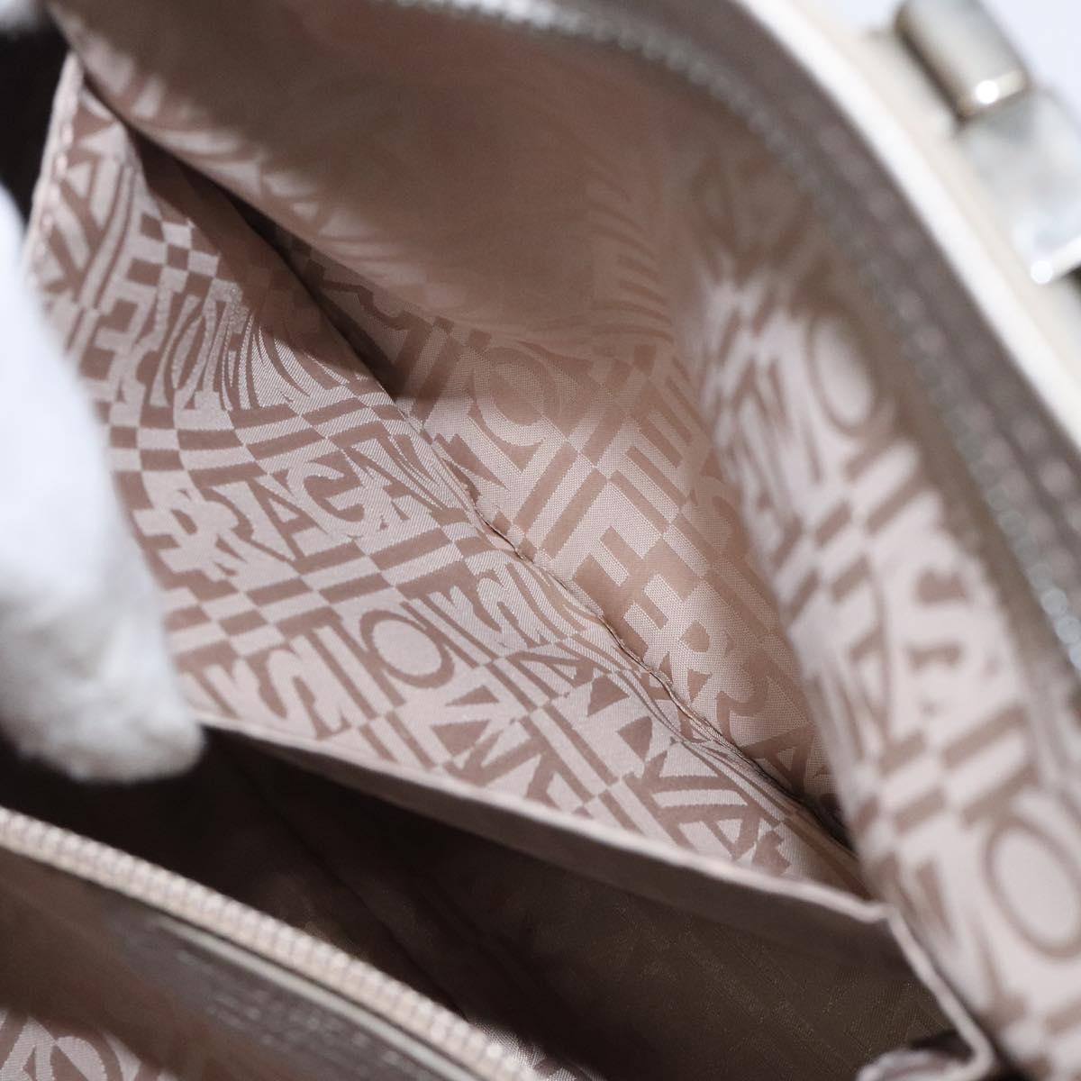 Salvatore Ferragamo Marisa Satchel Leather, SILVER, LEATHER, Shoulder bag