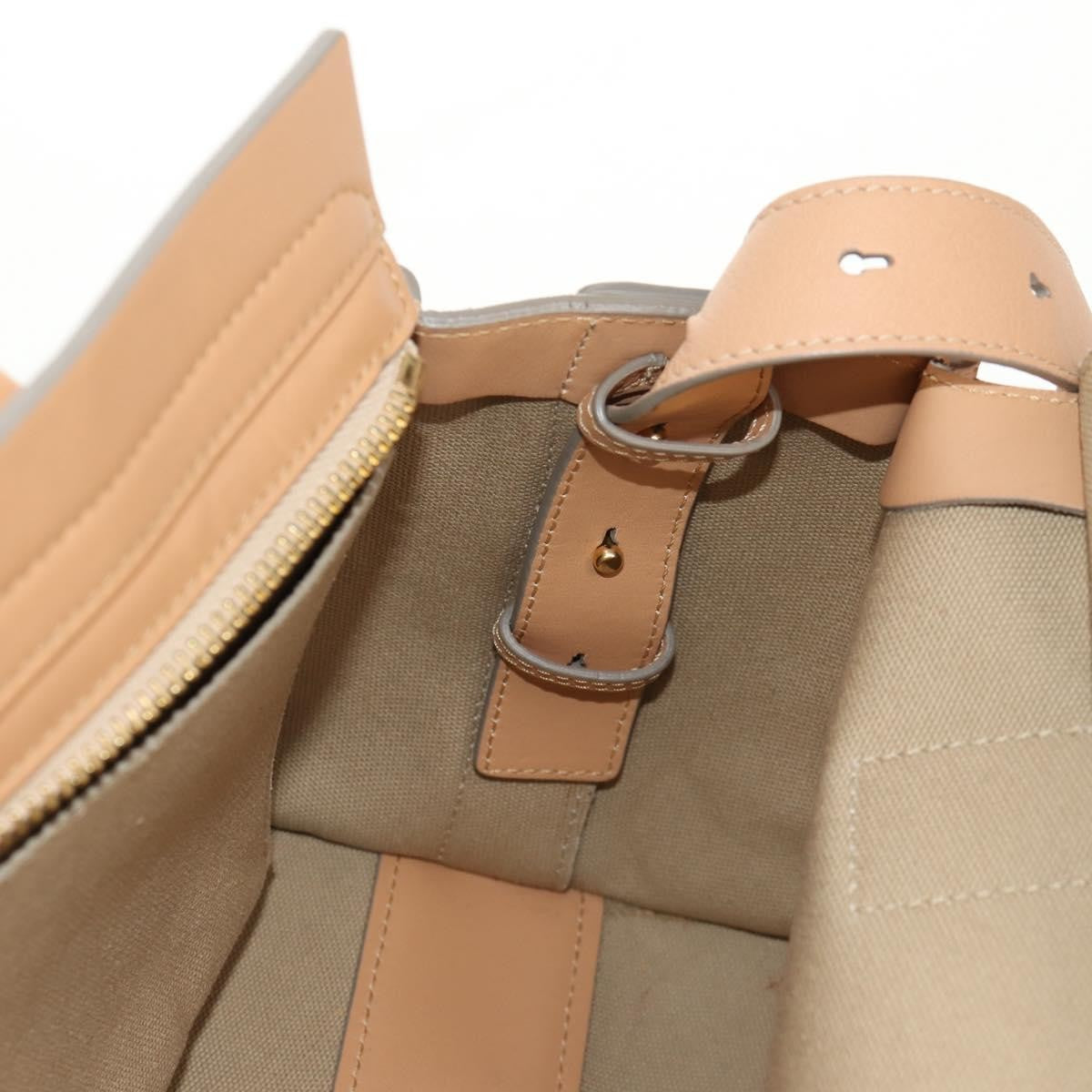 Chloe Cate Satchel Leather, Beige, Leather, Tote Bag