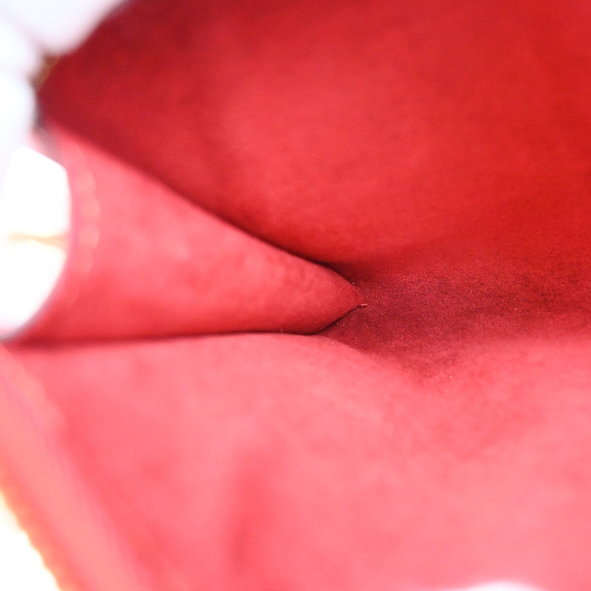 Louis Vuitton Pochette Accessoires Epi Leather, RED, LEATHER, Clutche & pouche