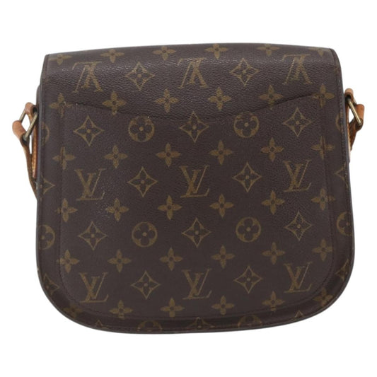 Louis Vuitton Saint Cloud Handbag Monogram Canvas, BROWN, CANVAS, Shoulder bag