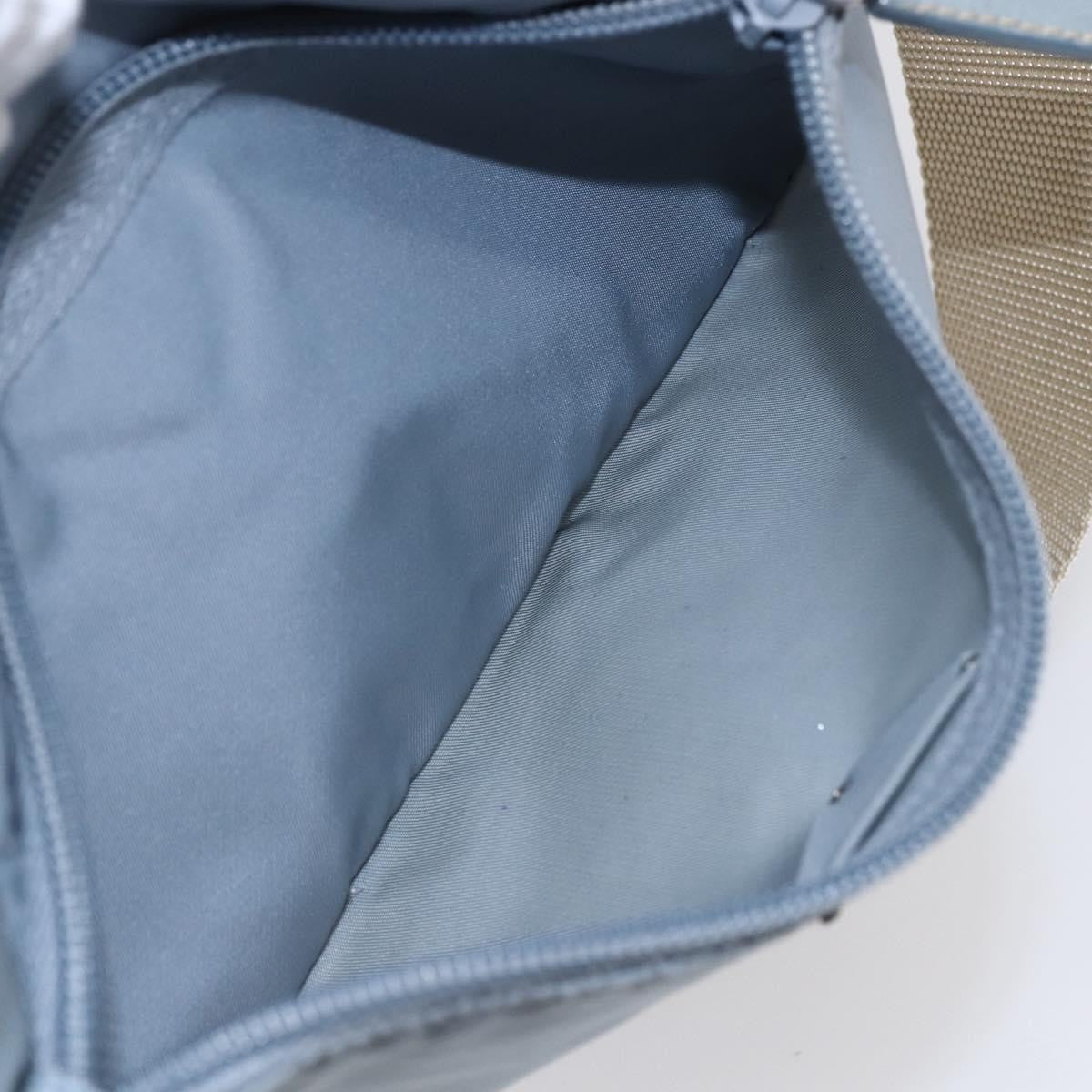 Prada Front Pocket Camera Bag Tessuto, Blue, Nylon, Shoulder Bag