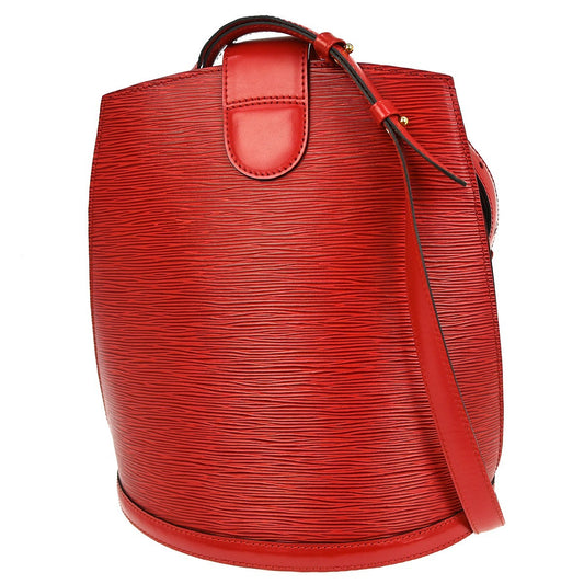 Louis Vuitton Cluny Shoulder Bag Epi Leather, Red, Leather, Shoulder Bag