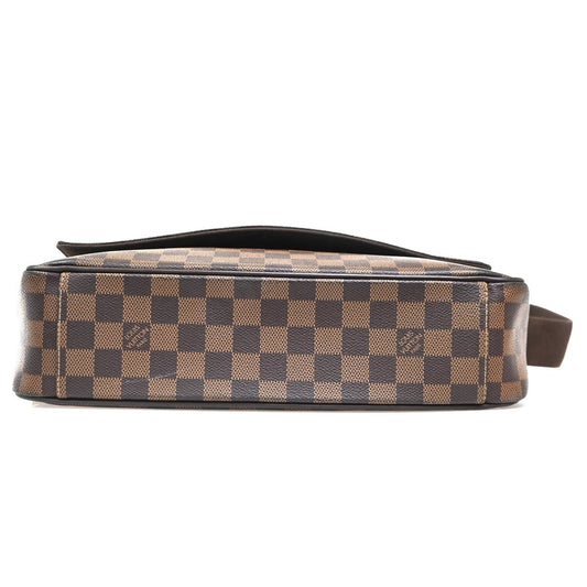 Louis Vuitton Shelton Messenger Bag Damier, BROWN, CANVAS, Shoulder bag