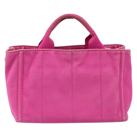 Prada Canapa Tote Canvas, Pink, Canvas, Tote Bag