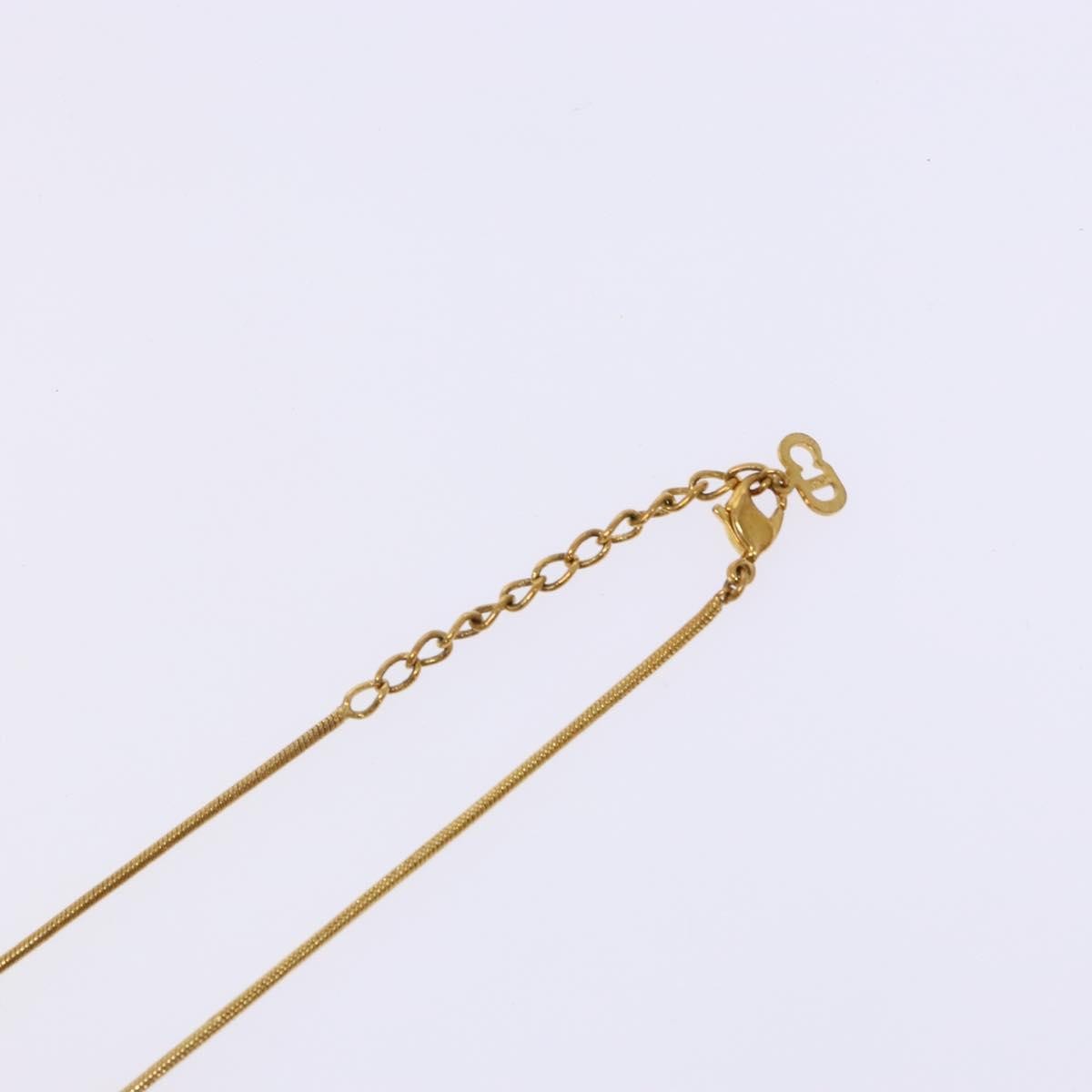 Christian Dior Dior Letters Necklace Metal, GOLD, METAL, Necklace