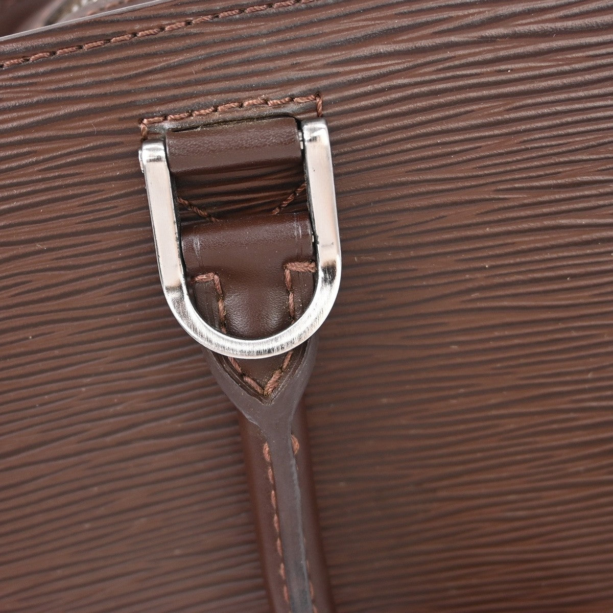 Louis Vuitton Pont Neuf Handbag Epi Leather, BROWN, LEATHER, Handbag