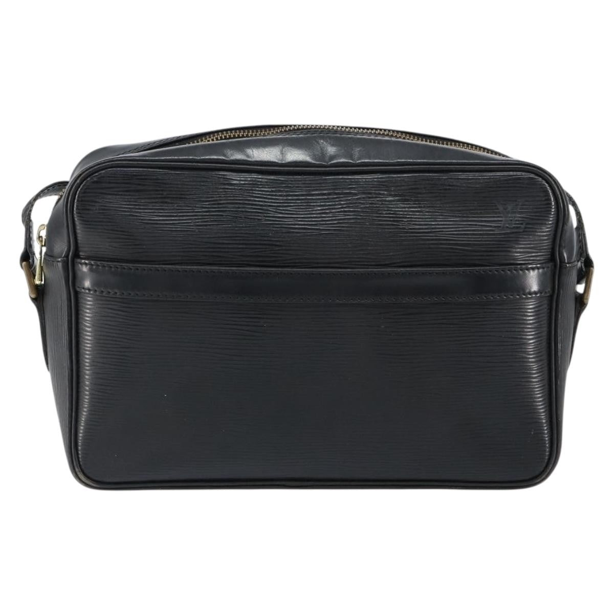 Louis Vuitton Trocadero Handbag Epi Leather, BLACK, LEATHER, Shoulder bag