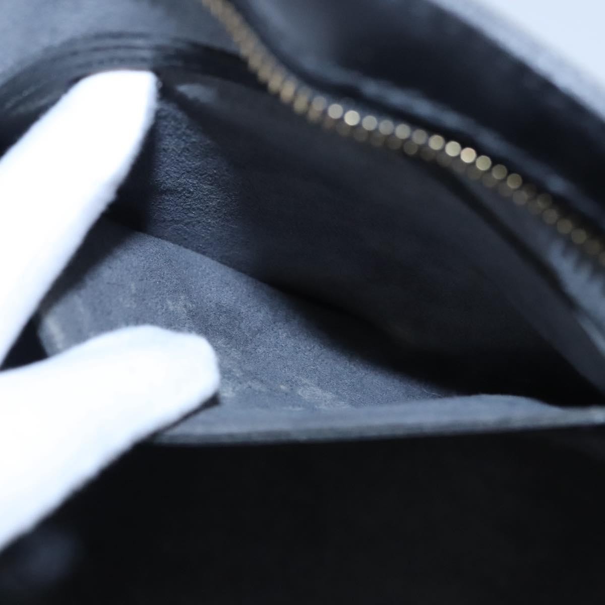 Louis Vuitton Saint Jacques Handbag Epi Leather, BLACK, LEATHER, Handbag