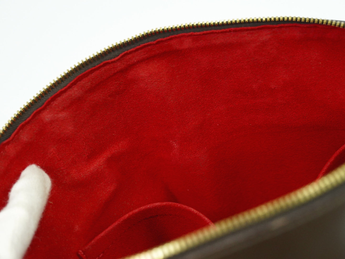 Louis Vuitton Salvi Handbag Damier, BROWN, CANVAS, Handbag